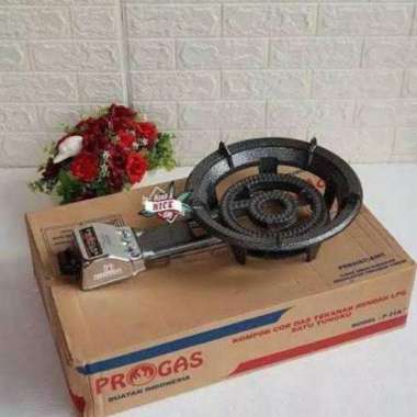Paket Progas Kompor Gas Cor 1 Tungku Mawar 31A Plus selang regulator