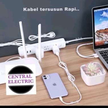 Klem Kabel Tanpa Paku Transparan Tinggal Tempel KECIL