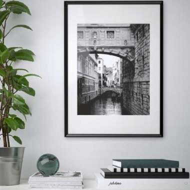 Bingkai Frame Foto Dinding KN 50x70cm (16R) Original_Hitam