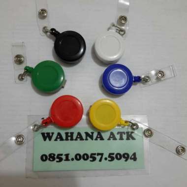 Tali Keplek Yoyo / Gantungan Id Card Yoyo / Yoyo Name Tag/Yoyo Id Card Putih