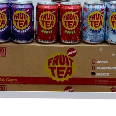FRUIT TEA KALENG 318 ML 24 PCS
