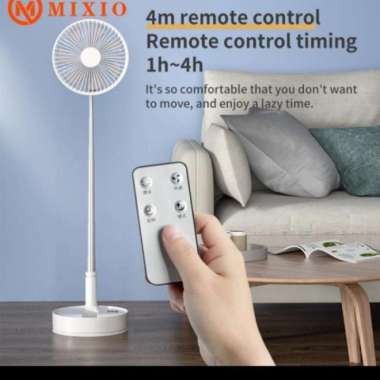 mixio p11 Kipas angin lipat fan portable remote control Auto swing