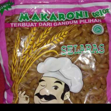 Makroni Telor mentah - makroni bahan di Goreng
