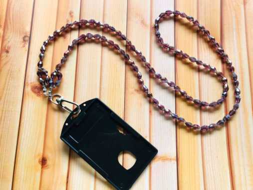 Kalung Lanyard ID Card Karyawan Kristal
