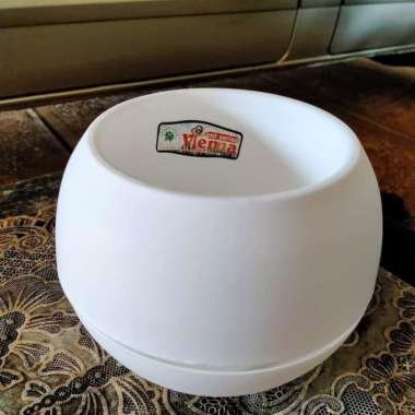 Pot Bulat Vienna Putih