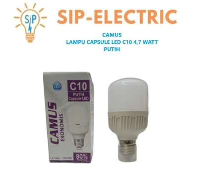 CAMUS LAMPU LED CAPSUL 10W PUTIH / KAPSUL 10WATT PUTIH / BULB LED CDL