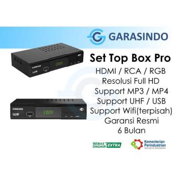 Evercoss STB Set Top Box Pro TV Digital Receiver FHD Garansi Resmi Hanya Unit