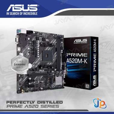 Motherboard Asus Prime A520M-K (AM4, AMD, A520, DDR4, USB3.2)