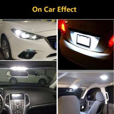 Lampu LED T10 Interior exterior mobil Car Canbus Error Free Universal Biru