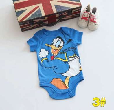 BAJU BAYI JUMPER PIYAMA DONALD DUCK 9-12M