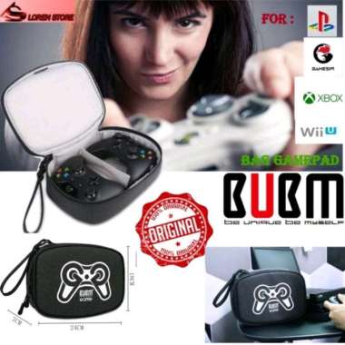 BUBM Tas 2 Slot Gamepad Controler Joystick PS4, PS5, XBOX, GAMESIR