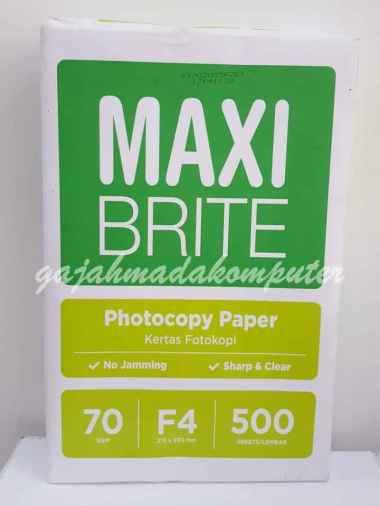 Kertas fotokopi HVS F4 70 gr 70 gsm 70gsm 70gram MAXI BRITE