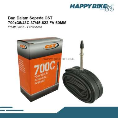 CST Tube Ban Dalam Sepeda Road Bike Gravel Hybrid 700 x 35/43C 60mm FV