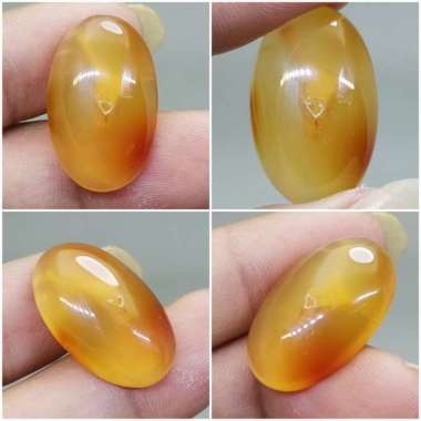 Batu Akik Combong Golden Original Kode W113