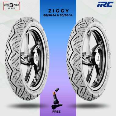 Sepasang Ban Motor Matic - IRC ZIGGY 80/90 & 90/90 Ring 14 Tubeless