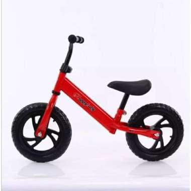 Sepeda Anak Roda 2Tanpa Pedal Balance Bike Sepeda Keseimbangan Merah