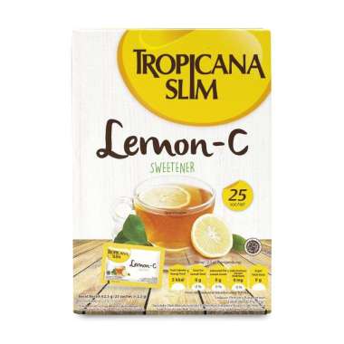 Promo Harga Tropicana Slim Sweetener Lemon-C 25 pcs - Blibli
