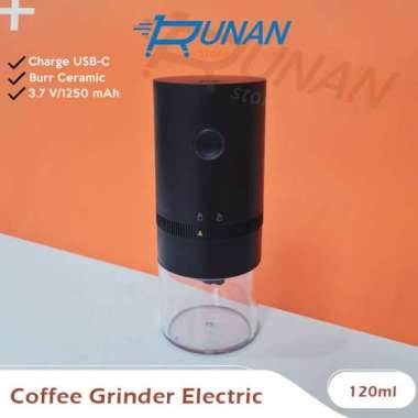 Grinder Kopi Elektrik USB-C Penggiling Biji Kopi Portable Electric