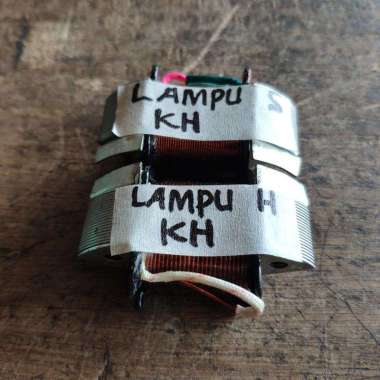 Spull Lampu Kawasaki Binter KH100 Japan High Quality Silver