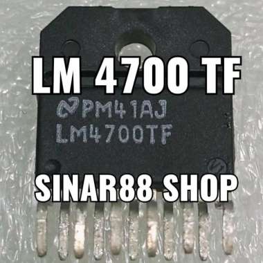 IC GAINCLONE LM4700TF LM 4700TF 4700 TF 30W ORIGINAL ASLI