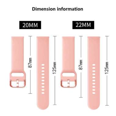 Finchy Strap for Samsung Galaxy Watch Active 2 40mm Replacement Silicone Wristband Pink