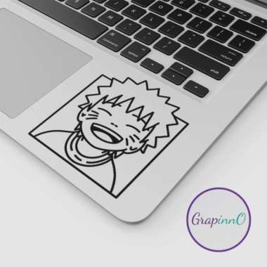 Naruto Genin Decal Sticker Macbook Anime Naruto Ninja Stiker Laptop