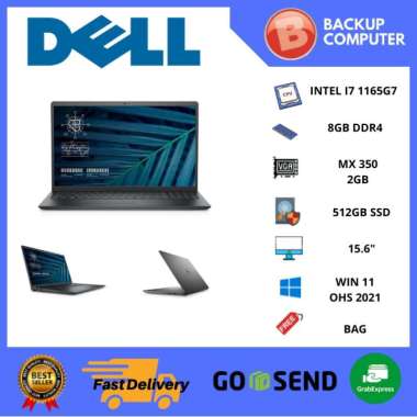 DELL VOSTRO 3510 I7 1165G7 8GB - 512GB SSD MX350 with 2GB Win 11 OHS