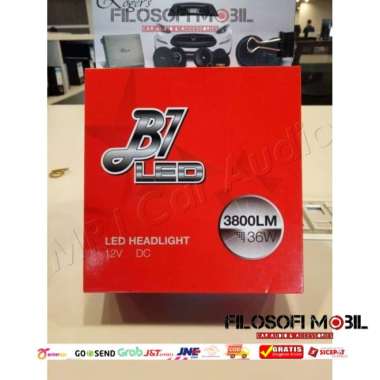 LED HEADLIGHT B1 MERAH H1 H7 36W/3800LM - H1
