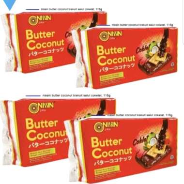 Promo Harga Nissin Biscuits Butter Coconut Chocolate 115 gr - Blibli