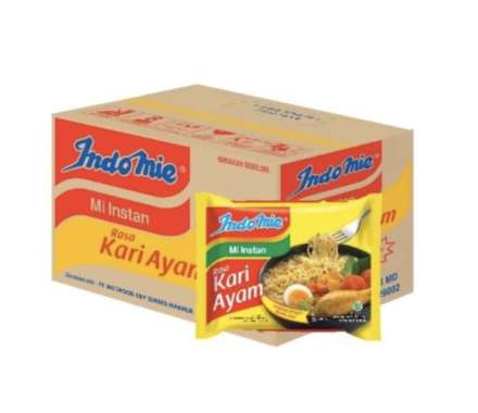 Indomie Kari Ayam / Mie Instan Kari Ayam / Indomie Kuah Rasa Kari Ayam