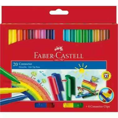 Connector Pen 20 Warna & Free Dvd Creative Drawing Multicolor