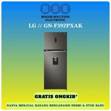 Kulkas LG Water Dispenser 2 Pintu LG GN F392PXAK 423L LG GNF392PXAK