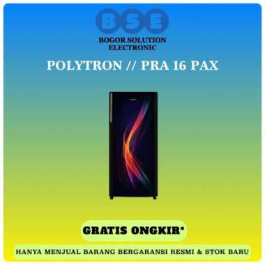 Kulkas 1 Pintu Polytron PRA16PAX 160 liter PRA 16 PAX Polytron PRA16