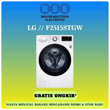 Mesin Cuci LG 15 kg Front Loading F2515STGW 15 Kg // LG F2515STGW 15Kg