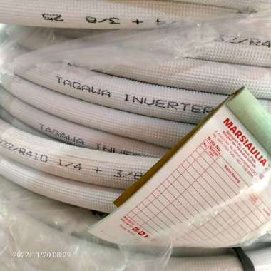 Pipa AC inverter TAGAWA / ktcool KT COOL setara Artic 1/4 3/8 utk ac 1/2 pk- 3/4pk 1 pk r32 r410 inv