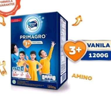 Promo Harga Frisian Flag Primagro 3 Vanilla 1200 gr - Blibli