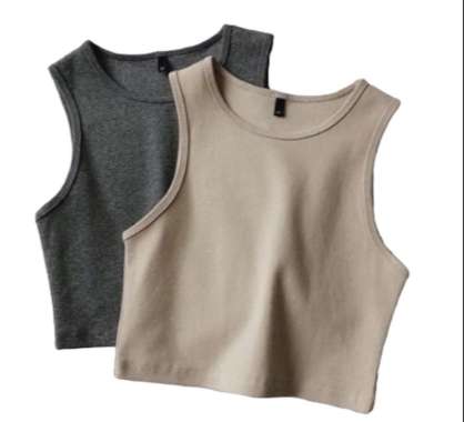 Tank Top Adem Murah Seksi Singlet Crop Top Sita Crop Tanktop Coksu