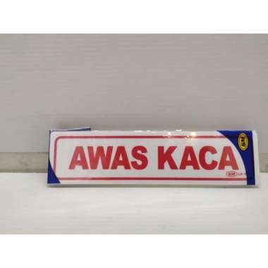 GM LABEL AWAS KACA KECIL