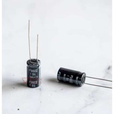 Kapasitor Elco 2200uf - 16v 2200uf16v 2200uf/16v Capacitor