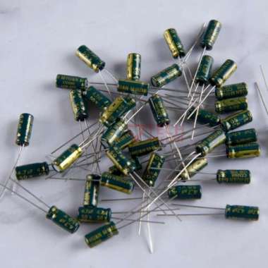 Kapasitor Elco 4,7uf - 50v 4,7uf50v 4,7uf/50v Capacitor