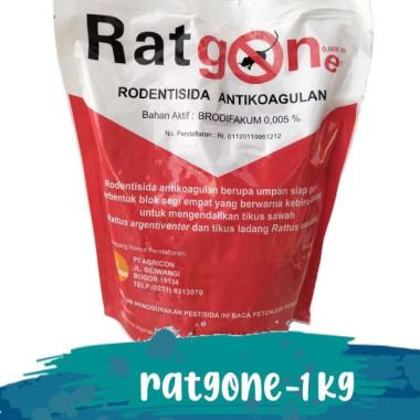 Ratgone 1 Kg Rodentisida Racun Tikus