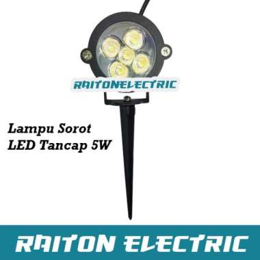 Lampu Sorot LED Model Tancap 5W Spot Lukisan Dekorasi lampu taman Kuning warna