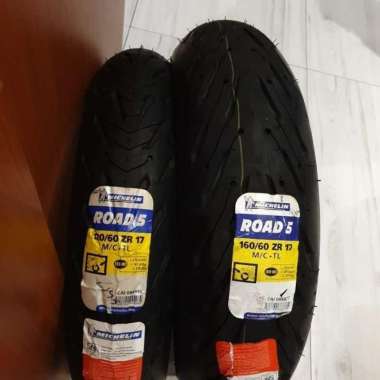 Ban Michelin 120/60-17 160/60-17 Pilot Road 5 Produksi 2019 New