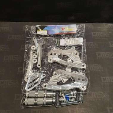 Footstep Underbone Pijakan Kaki Depan BPRO Yamaha R15 V3 Silver