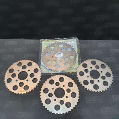 Gear Gir Belakang SSS Tiger 520 42T 43T 44T Chrome