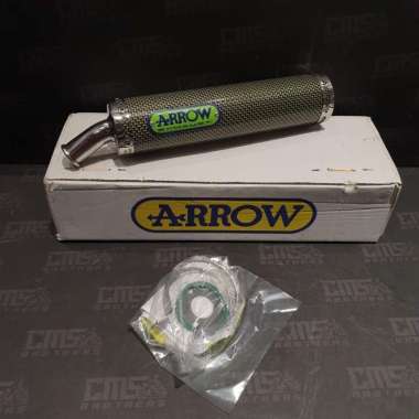 Knalpot Arrow 2T 2tak Carbon Ori Italy Rx King Ninja Satria F1zr Nsr