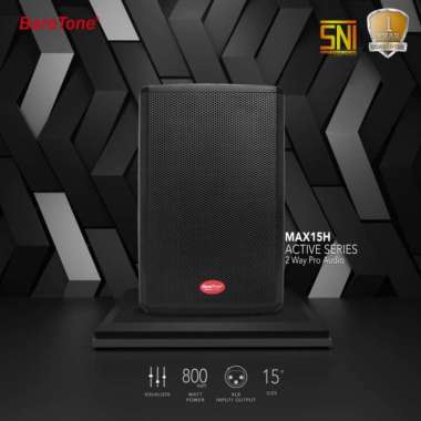 SPEAKER AKTIF MONITOR BARETONE MAX 15H 800 WATT SPEAKER AKTIF 15 INCH