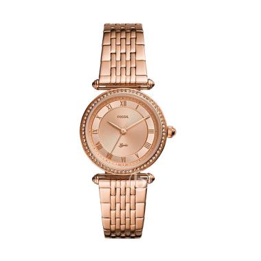 FOSSIL Lyric Three-Hand Analog Original Jam Tangan Wanita ROSE GOLD