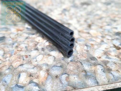 Carbon Fiber Tube 5mm - Pipa Karbon - Spar - Pesawat - Airplane Multicolor
