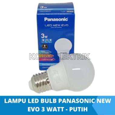 Lampu LED Bulb Panasonic New Evo 3 Watt putih